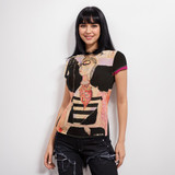 Passion Short Sleeve Mesh Top