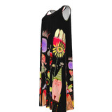 Summer Tulips Rayon Dress