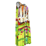 She Clothesline Rayon Dress