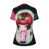 Big eyed girl 100% cotton Tshirt