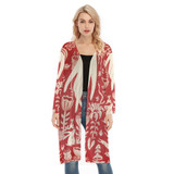 Red Rabbit's Garden long mesh jacket