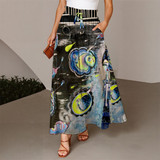 Pentimenti drawstring palazzo pants