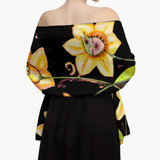 Daffodil silky scarf
