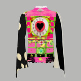 Call me bellbottom mesh top