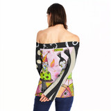 Matcha girls off shoulder top