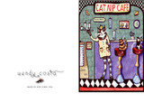 Catnip cafe  blank card