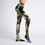 Dark garden tights