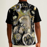 Golden sunflowers cotton Men's Hawaiian Shirt