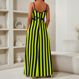 Bat girl V neck maxi dress