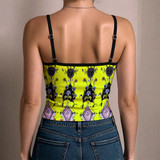 Chartreuse garden tank top