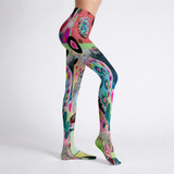 Paisley greens Tights