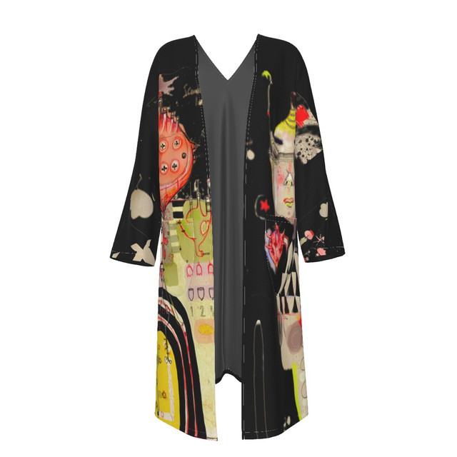 Lemon boy 100% organic cotton long jacket with pockets