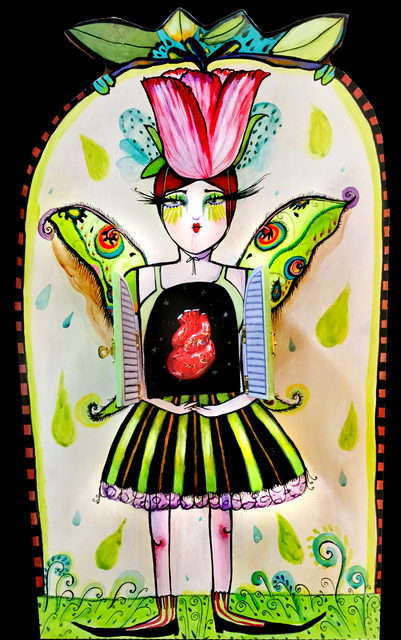 Luna Moth Fairy Sticker 