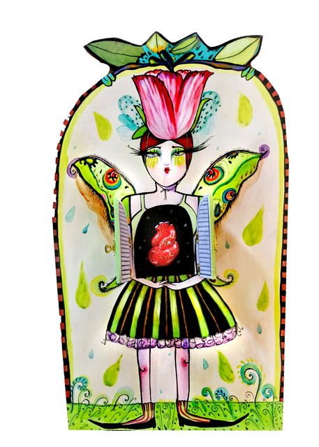 Luna Moth Fairy Sticker 