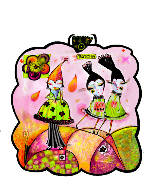 Matcha sticker