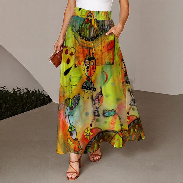 Summer in NY drawstring palazzo pants