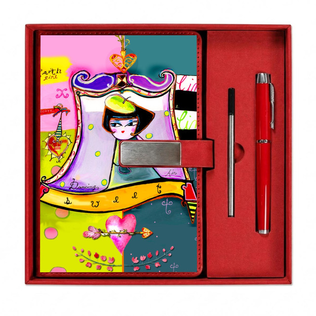 Earthgirl journal & pen set
