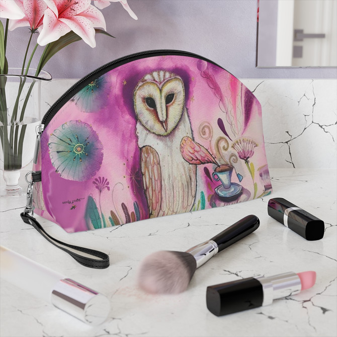 Magical Owl Makeup-travel Bag