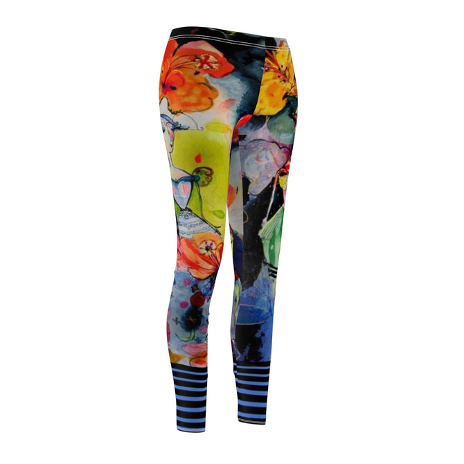 Hibiscus sisters leggings