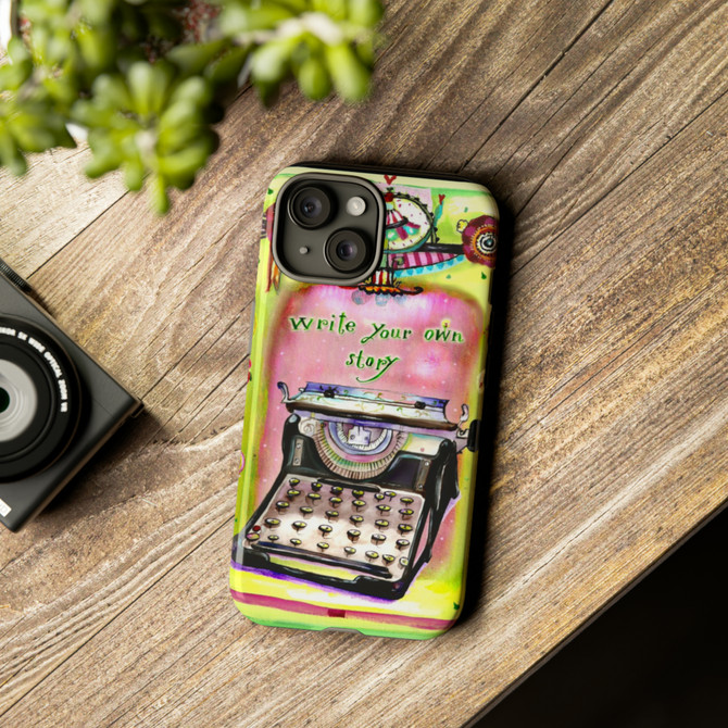 Write your own story phone case