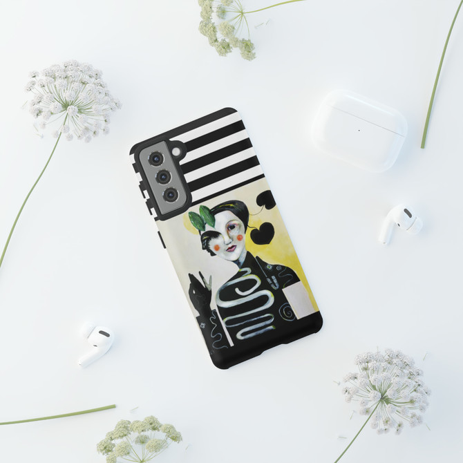 Black & White harlequin cellphone cover