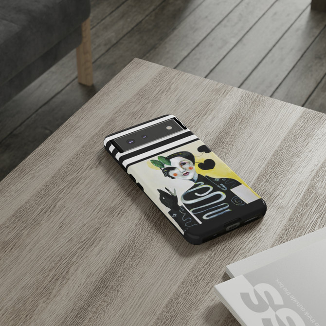 Black & White harlequin cellphone cover