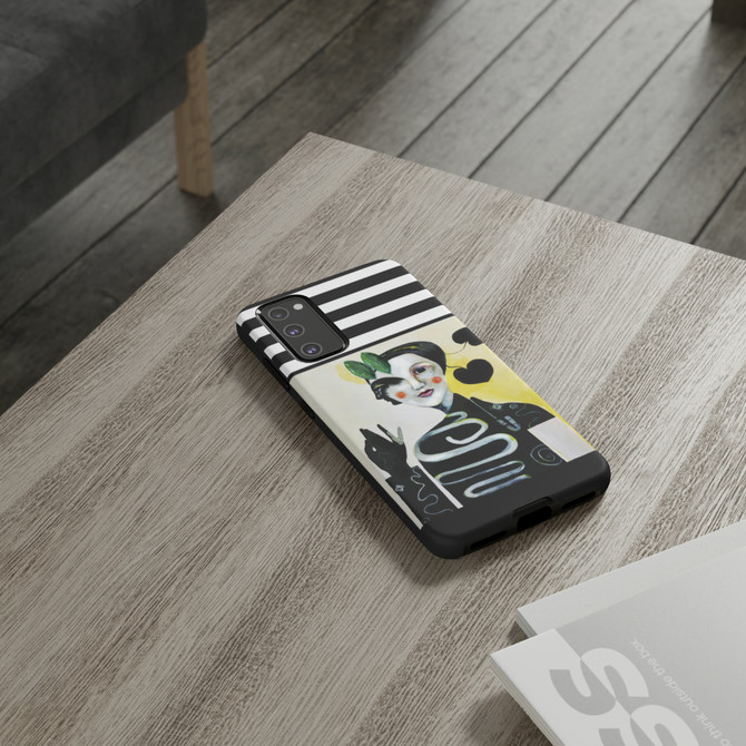 Black & White harlequin cellphone cover