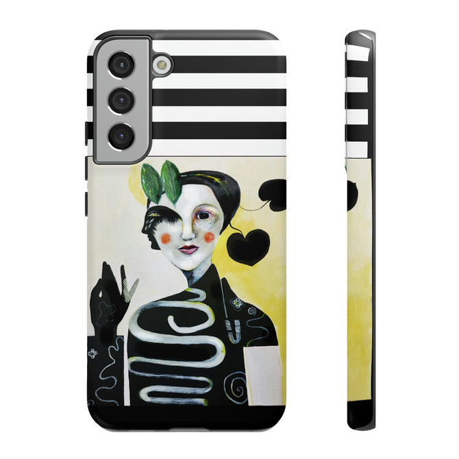 Black & White harlequin cellphone cover