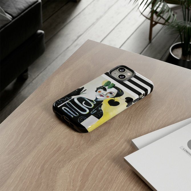 Black & White harlequin cellphone cover