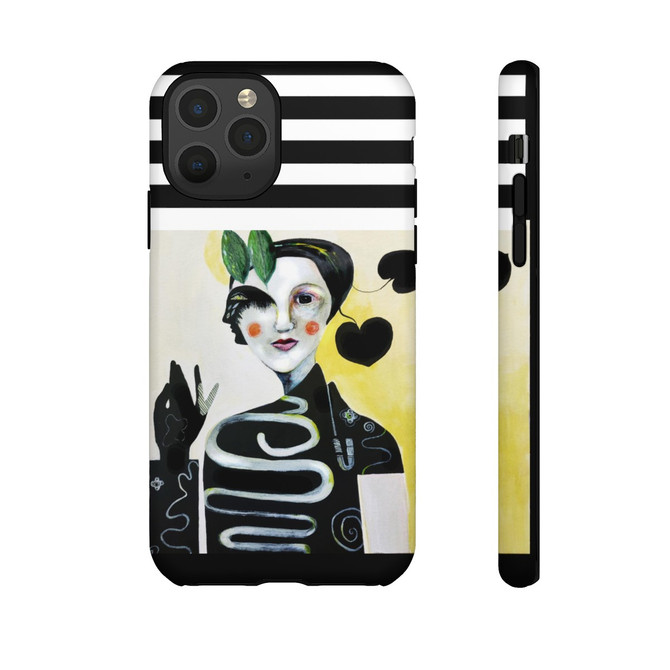 Black & White harlequin cellphone cover