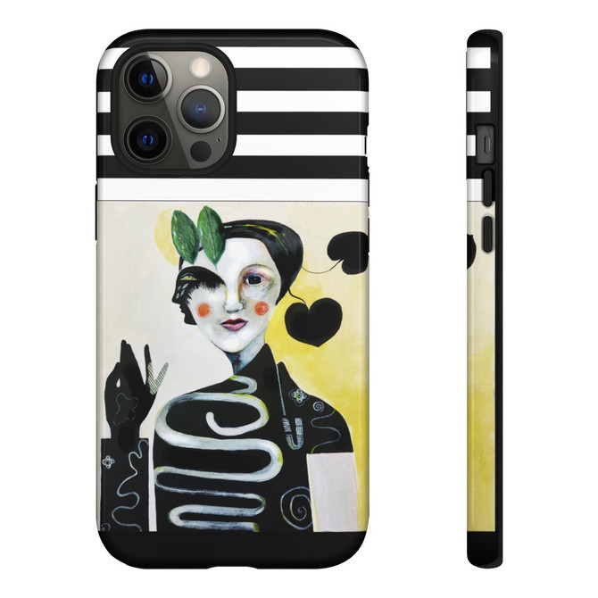 Black & White harlequin cellphone cover