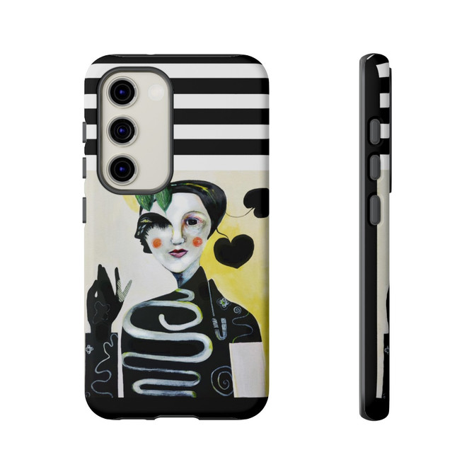 Black & White harlequin cellphone cover