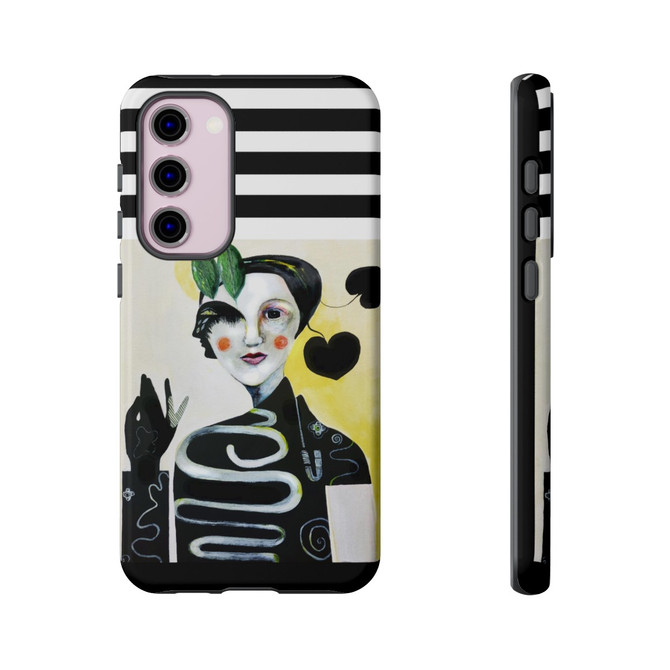 Black & White harlequin cellphone cover