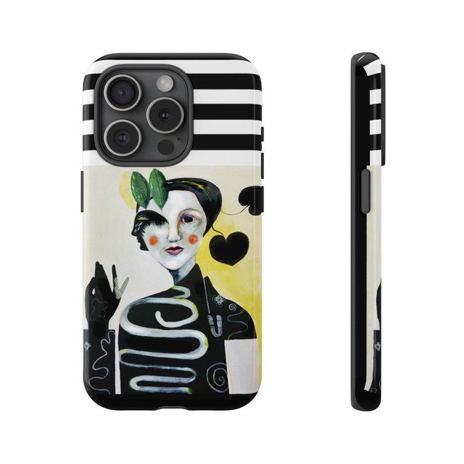 Black & White harlequin cellphone cover