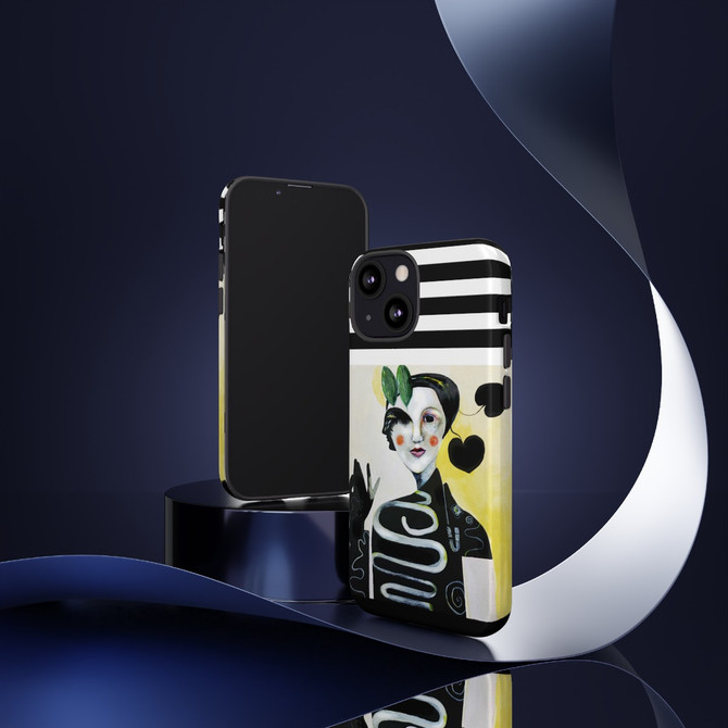 Black & White harlequin cellphone cover