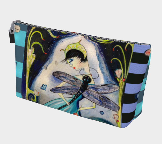 Medium zip top bag-Dragonfly daughter