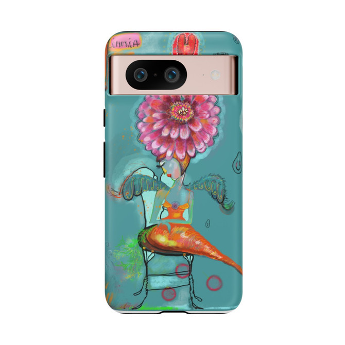 Veggie girl phone case