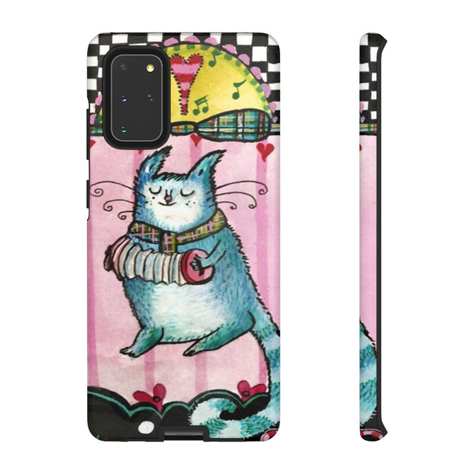Cat music phone case