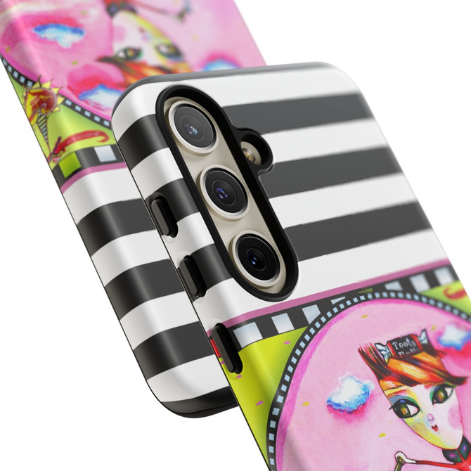 Vespa girl phone case