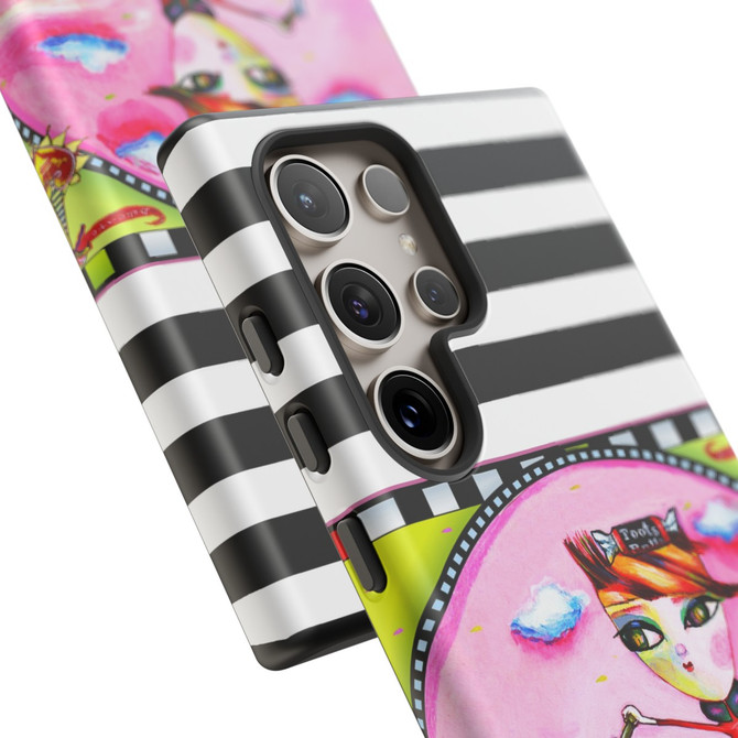 Vespa girl phone case