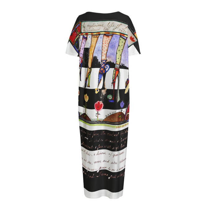 Shoe Clothesline Maxi Dress With Pockets