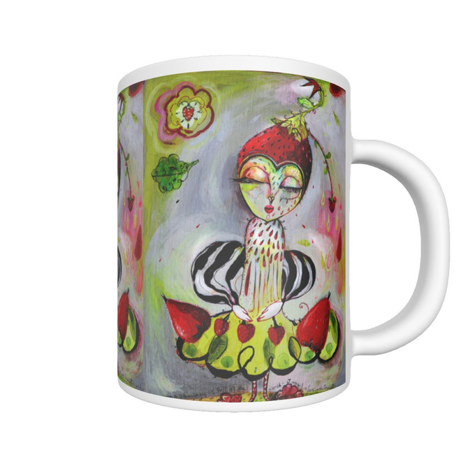Strawberry pixie mug