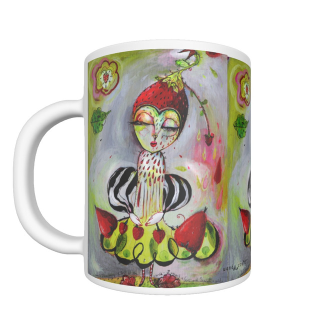 Strawberry pixie mug