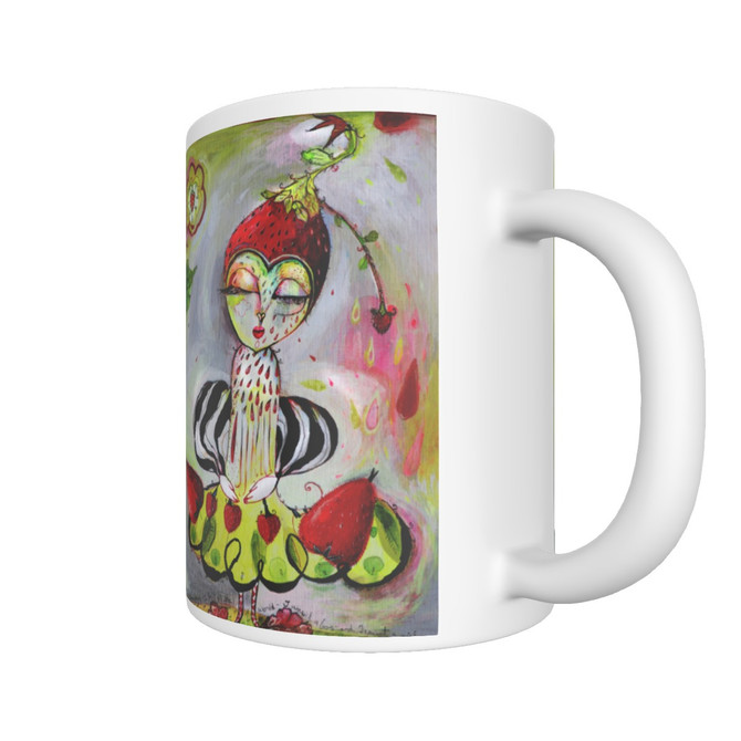 Strawberry pixie mug
