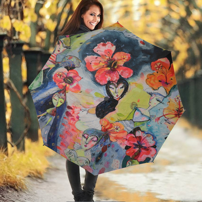 Hibiscus Sisters Umbrella