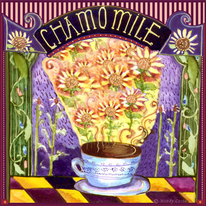 Chamomile Tea Tile Trivet