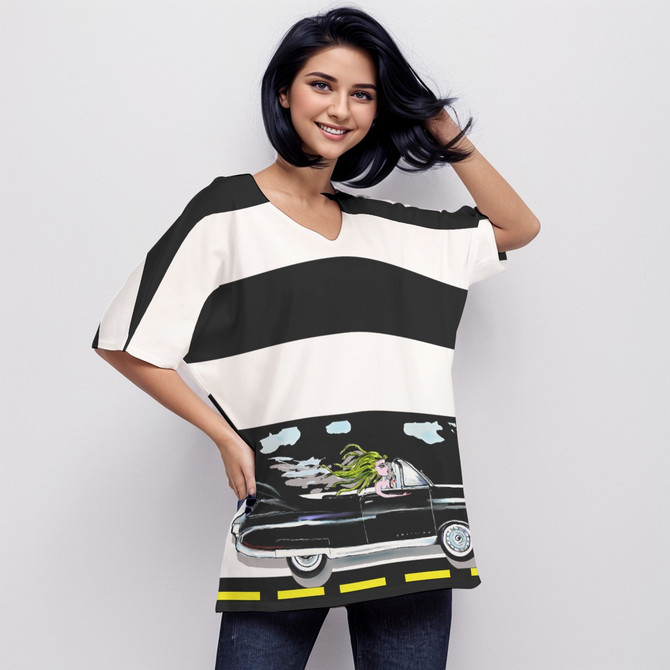 Medusa in a Cadillac Top 100% cotton