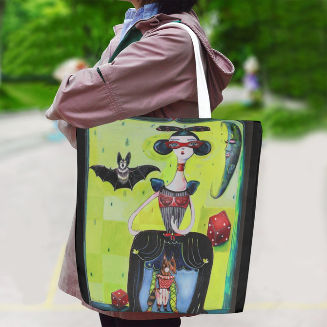 Bat Girl Canvas Bag
