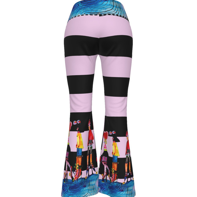 High heel   Women's Flare Yoga Pants