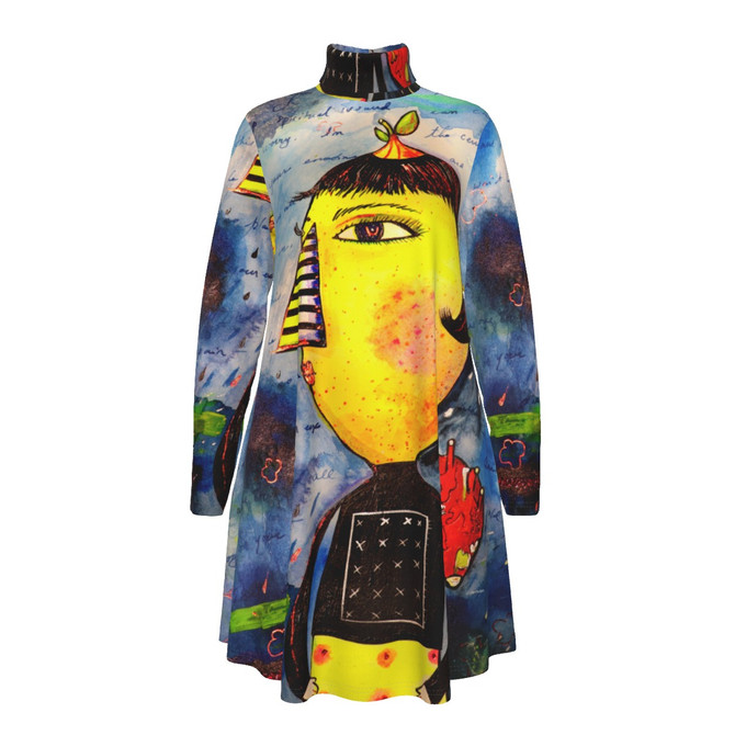 Lemoncello long sleeve dress